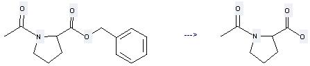 N-Acetylproline can be prepared by N-acetyl-L-proline benzyl ester